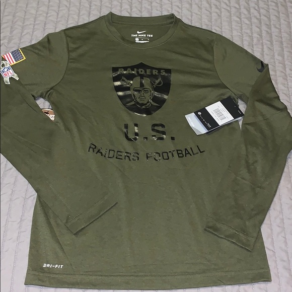 raiders dri fit shirt